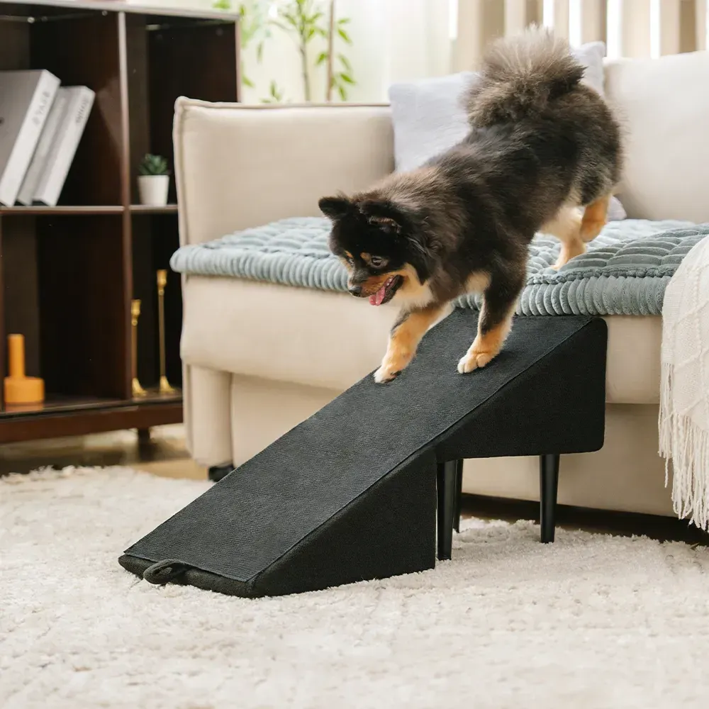 2-in-1 Convertible Wooden Home Step Stool Dog Ramp Stairs - Image 10