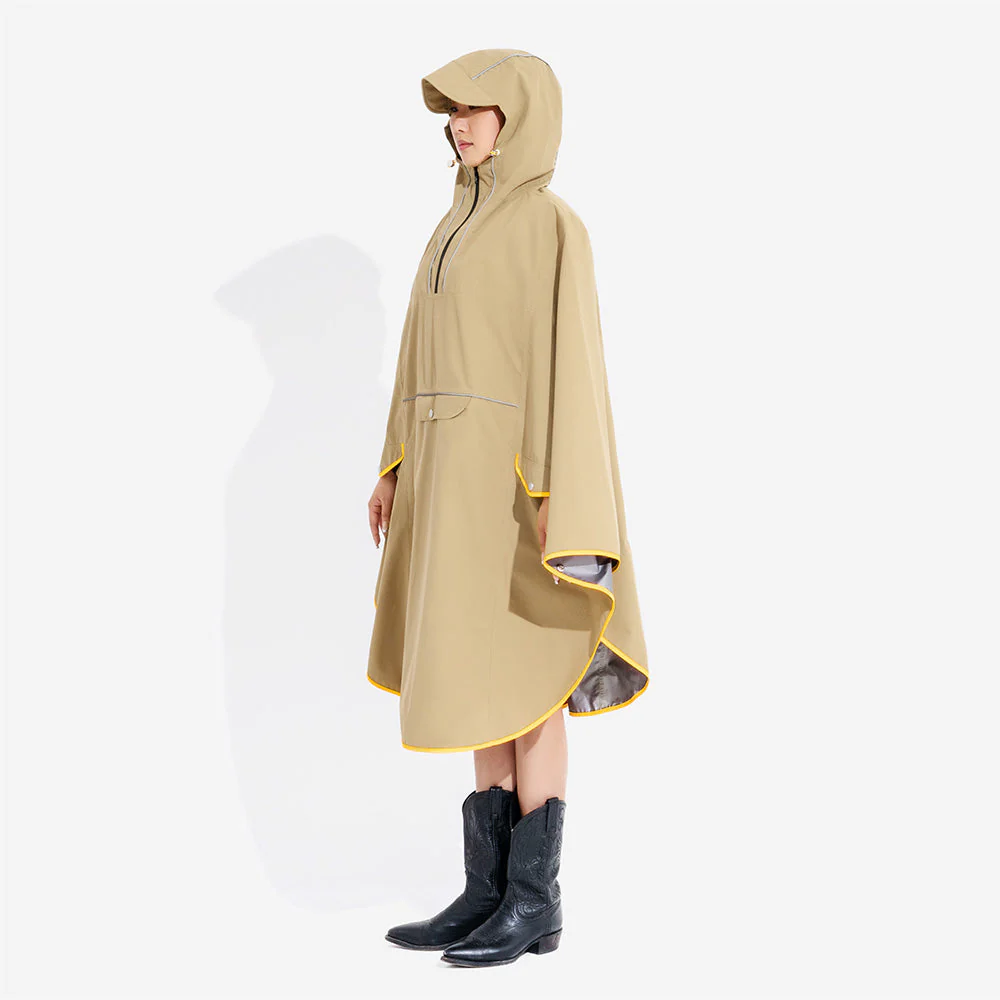 Adjustable Reflective Waterproof with Pocket Dog Human Matching Raincoat-Stay Dry - Image 21
