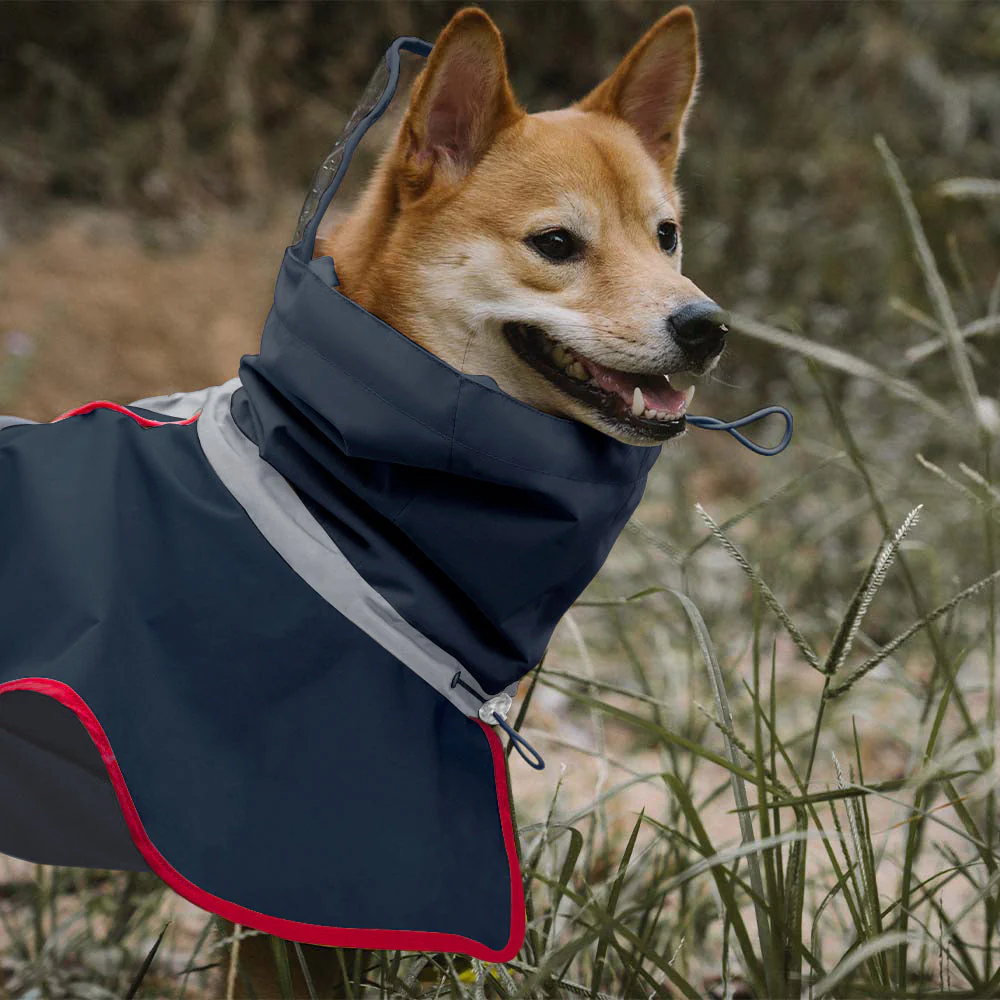 Adjustable Reflective Waterproof with Pocket Dog Human Matching Raincoat-Stay Dry - Image 22
