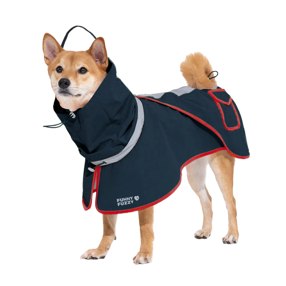 Adjustable Reflective Waterproof with Pocket Dog Human Matching Raincoat-Stay Dry - Image 23