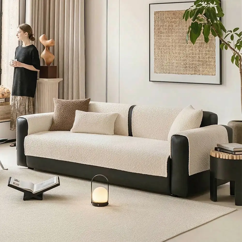 All-Season Breathable Chenille Scratch-Resistant Sofa Protection Couch Cover - Image 11