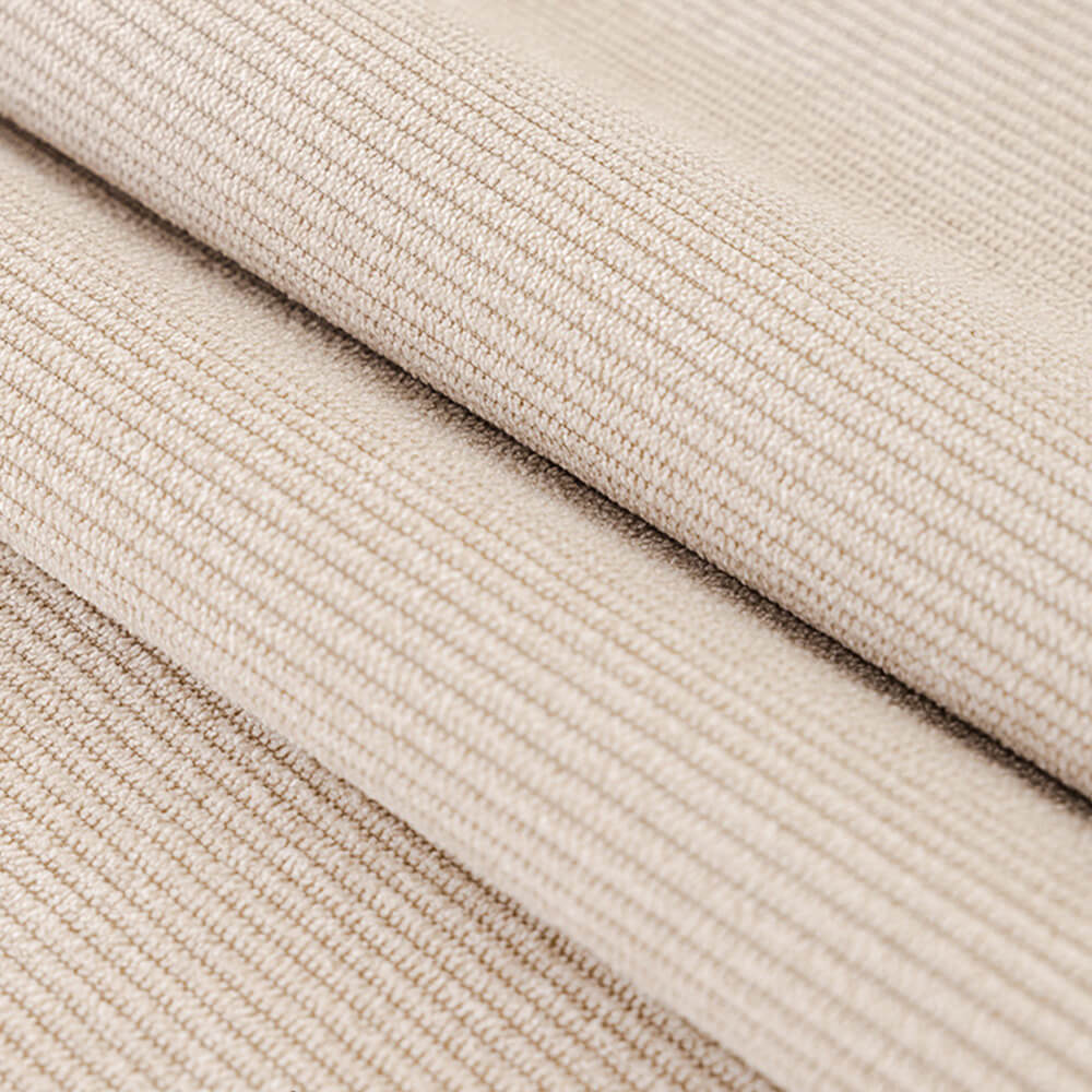 All-Season Waterproof Anti-Scratch Soft Corduroy Couch Cover with Pom-poms - Image 4