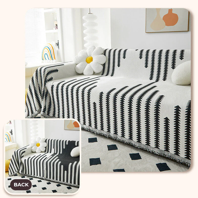 All-seasons Chenille Fabric Double-sided Anti-scratch Home Decoration Couch Cover - Image 13