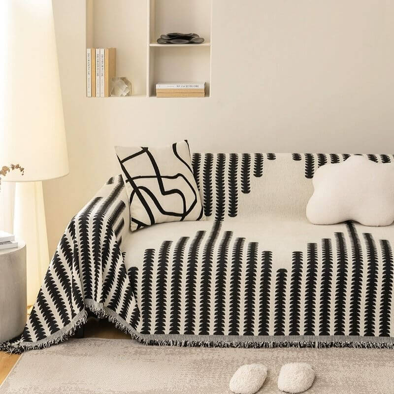 All-seasons Chenille Fabric Double-sided Anti-scratch Home Decoration Couch Cover - Image 4