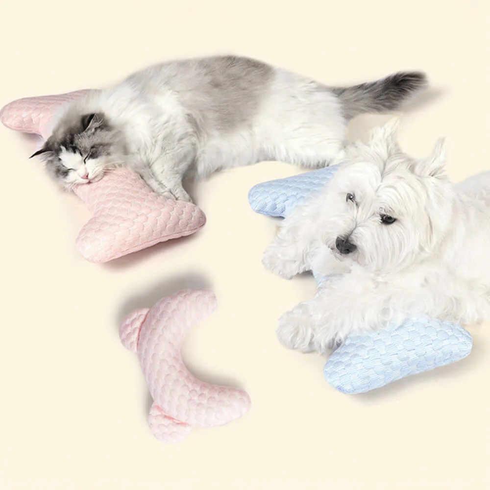 Bear Ear Shaped Cooling - Fibre Neck Support Washable Pet Pillow
