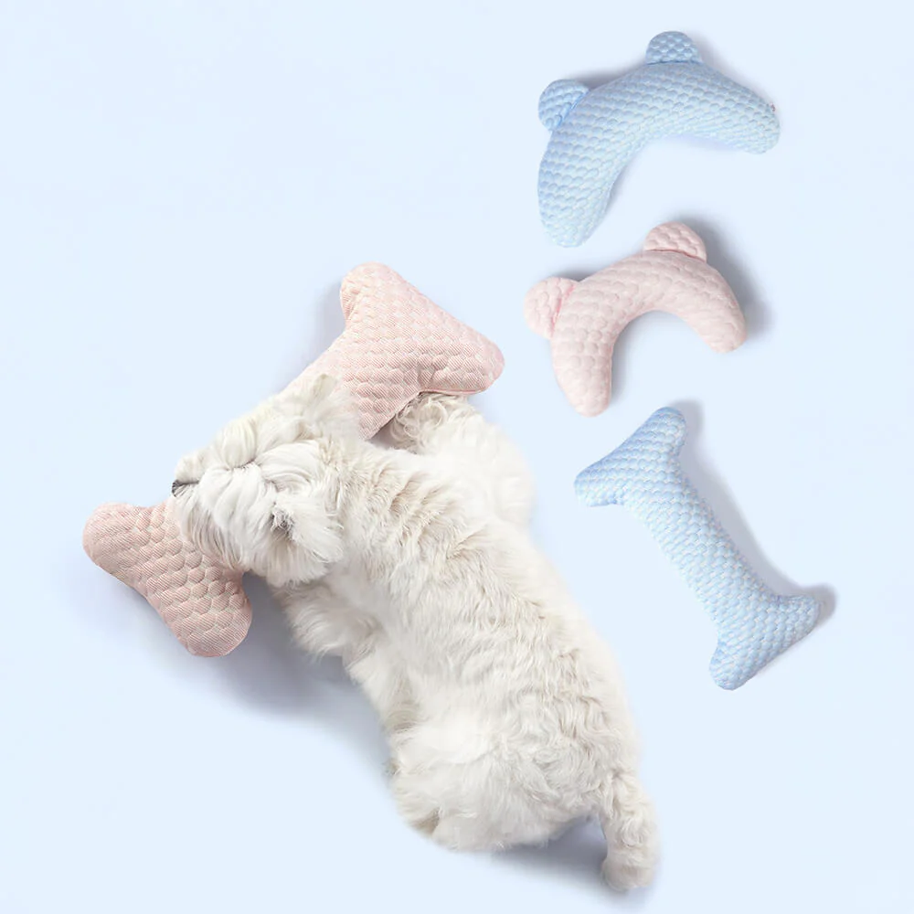 Bear Ear Shaped Cooling - Fibre Neck Support Washable Pet Pillow - Image 6