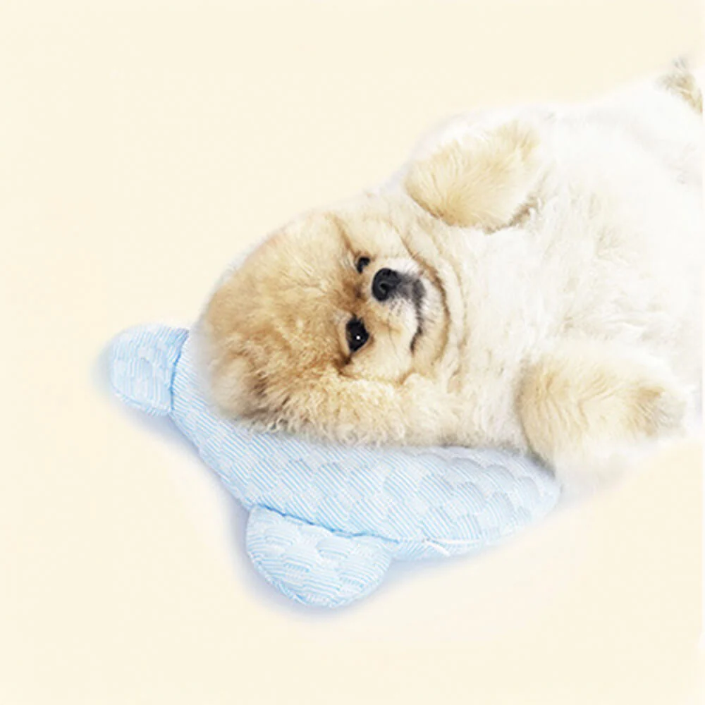 Bear Ear Shaped Cooling - Fibre Neck Support Washable Pet Pillow - Image 8