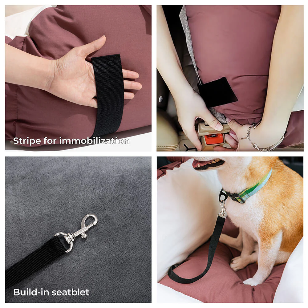 Bear Ears Pet Car Safety Bed Dog Car Seat Bed - Image 5
