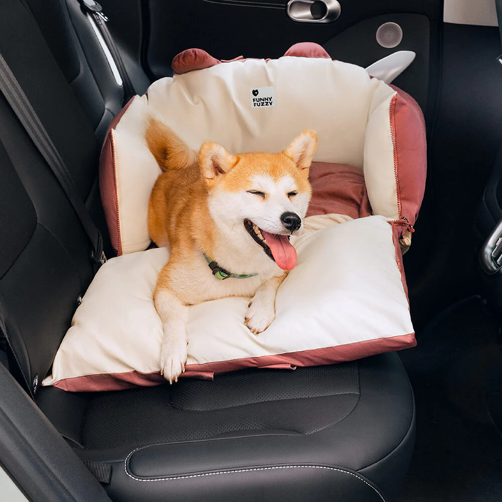 Bear Ears Pet Car Safety Bed Dog Car Seat Bed - Image 6
