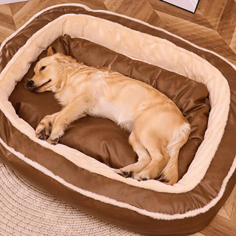 Bed Cover - Large Warm Deep Sleeping Bed Dog Bed - Image 5