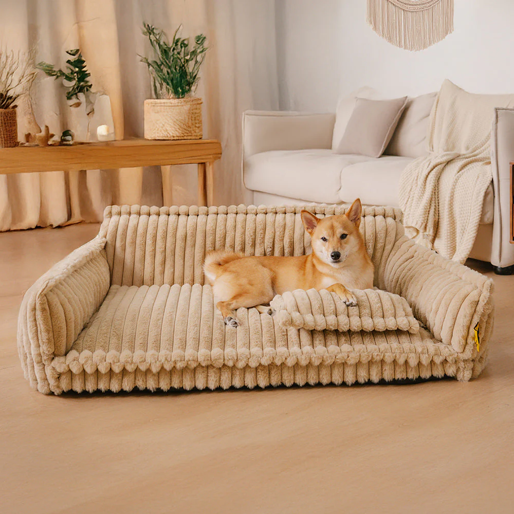 Bed Cover - Large Washable Fluffy Orthopaedic Soft Dog Pillow Dog Sofa Bed - Image 11