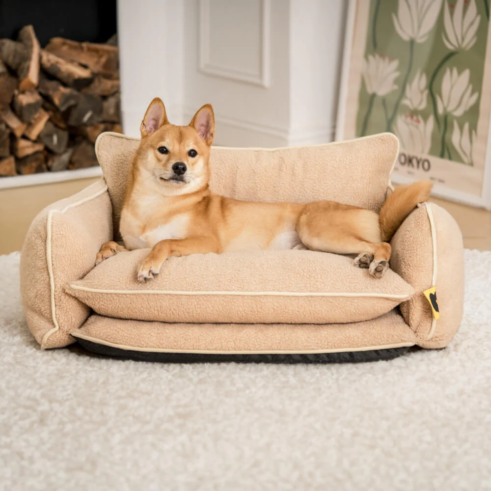 Bed Cover - Soft Faux Lambswool Double Layer Dog & Cat Sofa Bed - Image 3