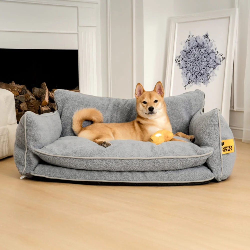 Bed Cover - Soft Faux Lambswool Double Layer Dog & Cat Sofa Bed - Image 4