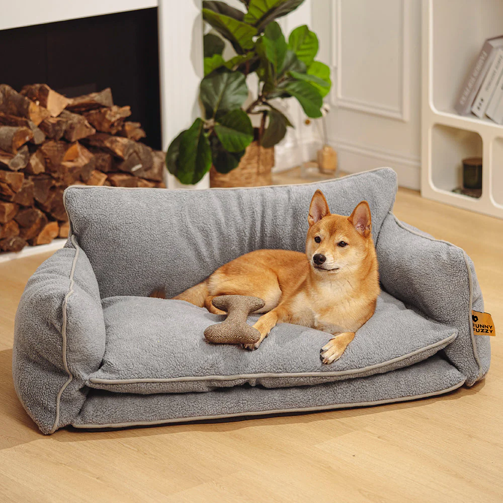 Bed Cover - Soft Faux Lambswool Double Layer Dog & Cat Sofa Bed - Image 6