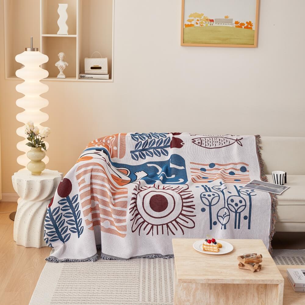 Bohemian Pattern Furniture Protection Sofa Decor Wear-Resistant Couch Cover - Image 20