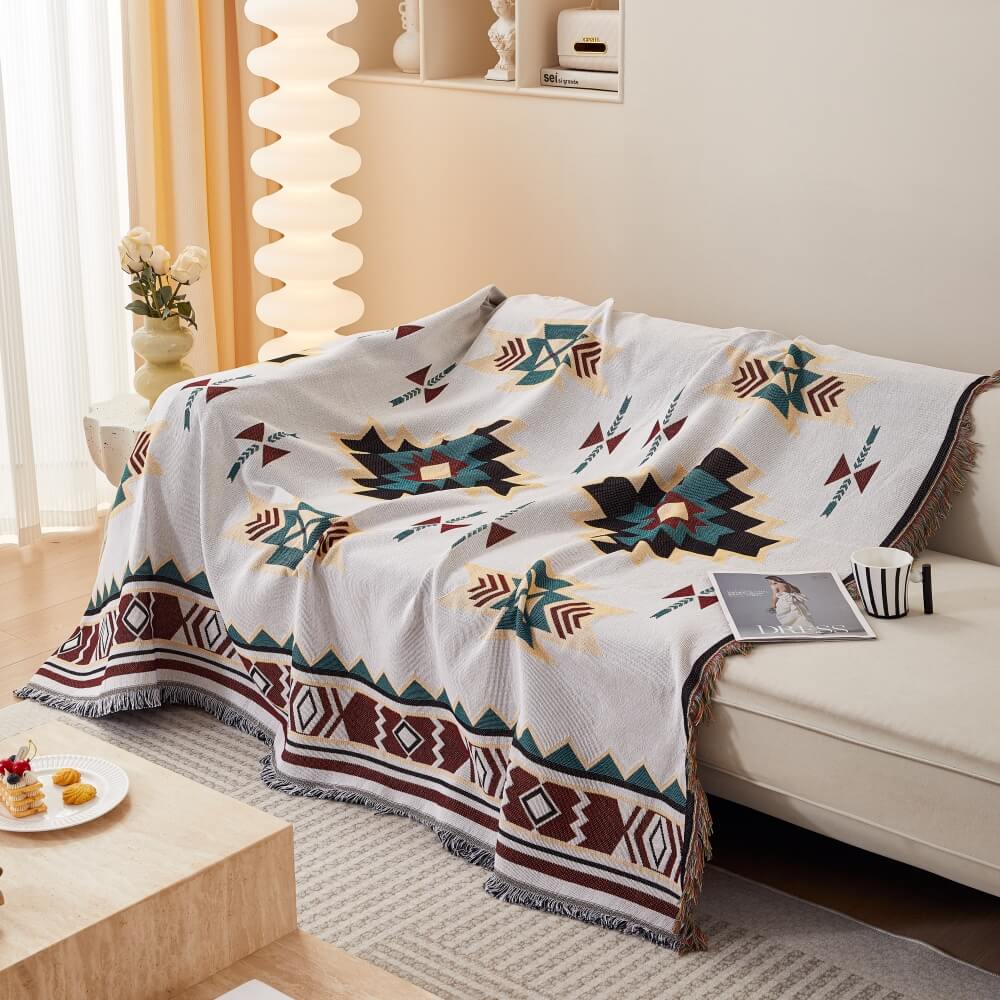 Bohemian Pattern Furniture Protection Sofa Decor Wear-Resistant Couch Cover - Image 4