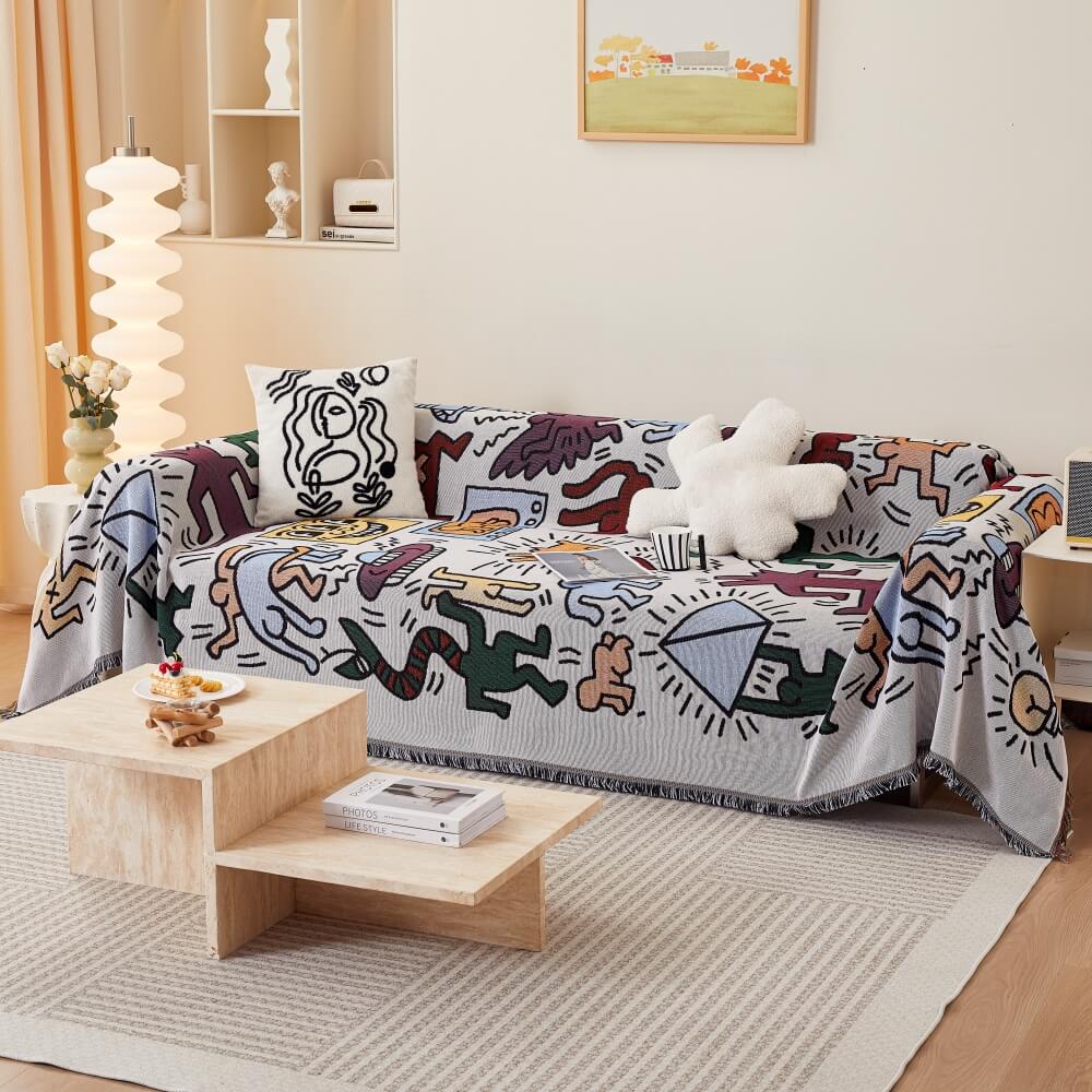 Bohemian Pattern Furniture Protection Sofa Decor Wear-Resistant Couch Cover - Image 7