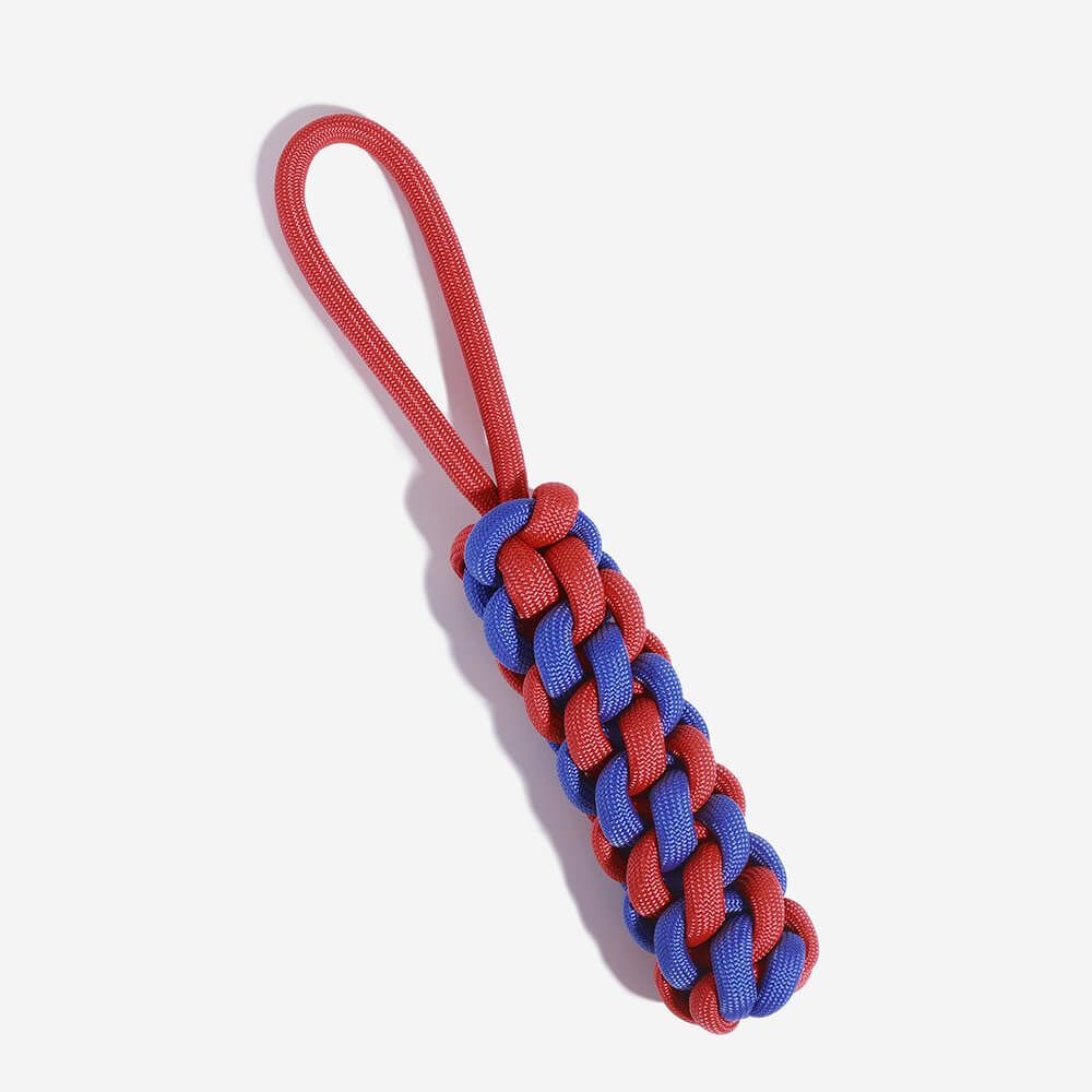 Braided Rope Stick Tug Dog Toy - Colour Clash - Image 7