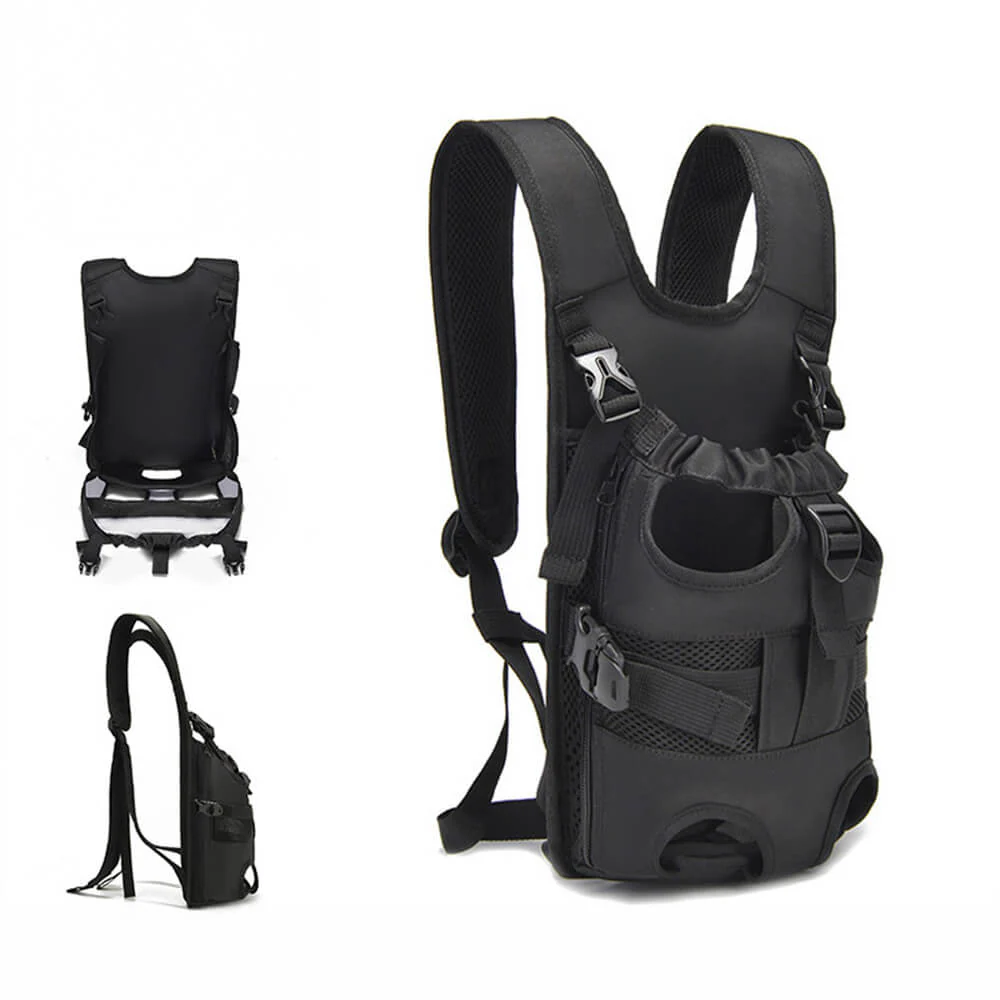 Breathable and Adjustable Portable Front-Hugging Backpack Dog Travel Bag - Image 5
