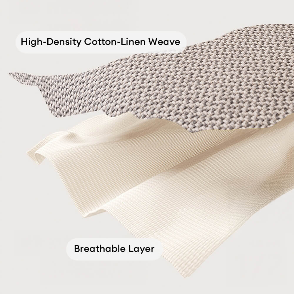 Breathable Woven Cotton Linen Non-Slip Couch Cover - Image 8