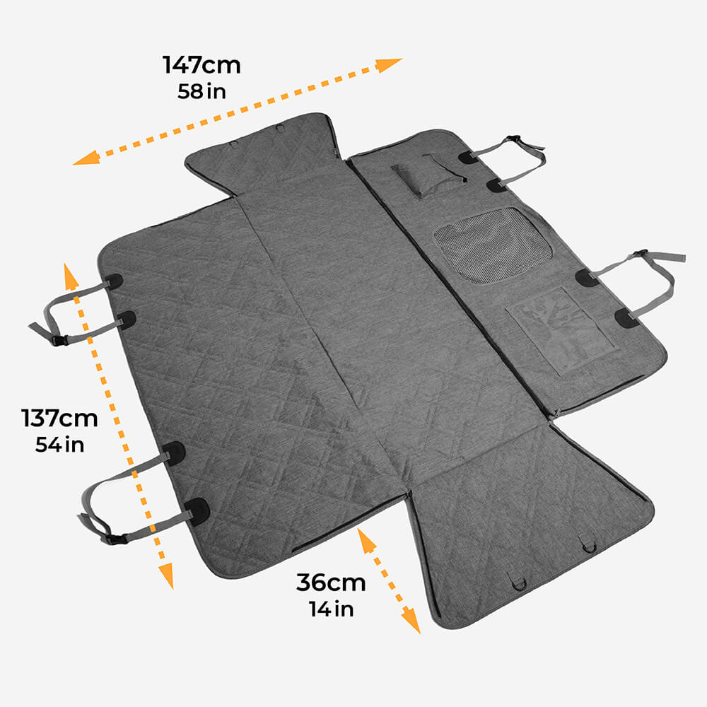 Cationic Fabric Oxford Fabric Waterproof Scratch Resistant Dog Car Seat Cover - Image 12