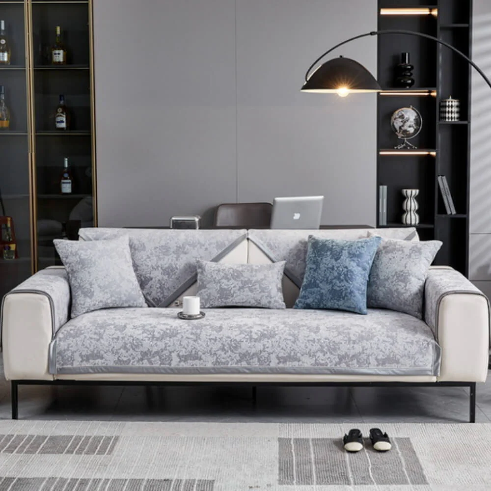 Chenille Wear-Resistant Anti-Scratch Sofa Anti-Slip Protection Couch Cover - Image 10