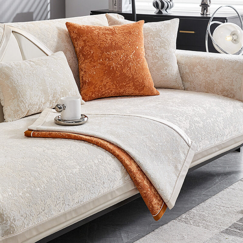 Chenille Wear-Resistant Anti-Scratch Sofa Anti-Slip Protection Couch Cover - Image 9