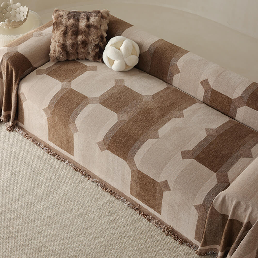Chenille Wear-Resistant Sofa Protection Full Coverage Throw Couch Cover - Image 8