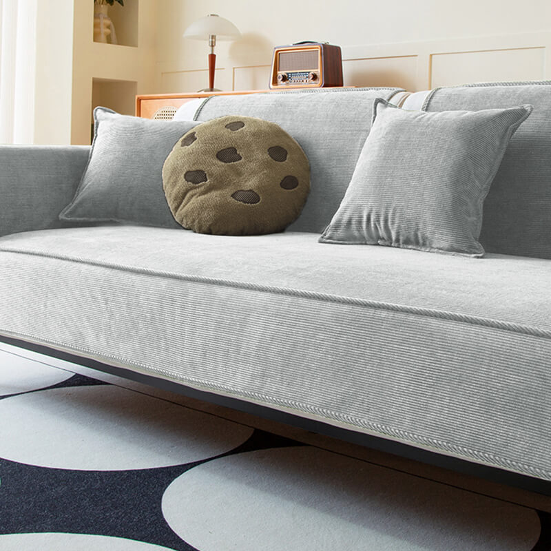 Chic Corduroy Furniture Protector Anti-slip Couch Cover - Image 9