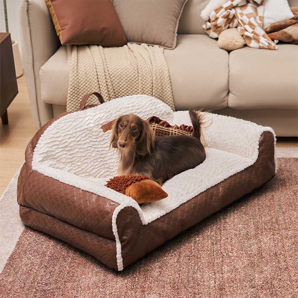 Classic Cosy Cushioning Pillow Bolster Dog Sofa Bed - Sofa Potato - Image 10