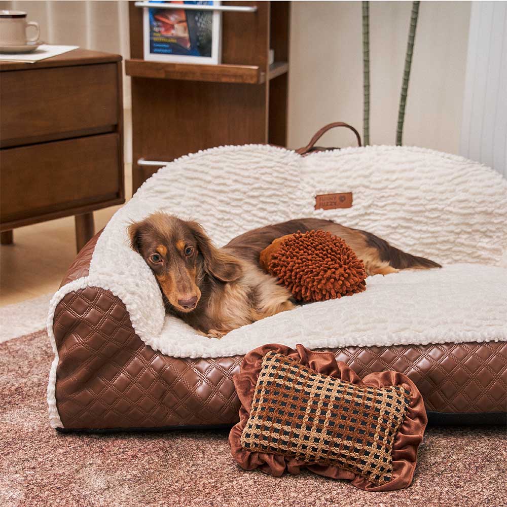 Classic Cosy Cushioning Pillow Bolster Dog Sofa Bed - Sofa Potato - Image 2