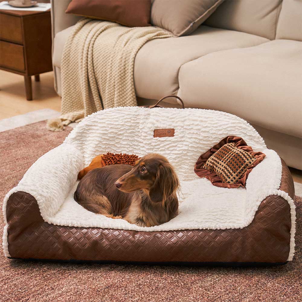 Classic Cosy Cushioning Pillow Bolster Dog Sofa Bed - Sofa Potato - Image 4