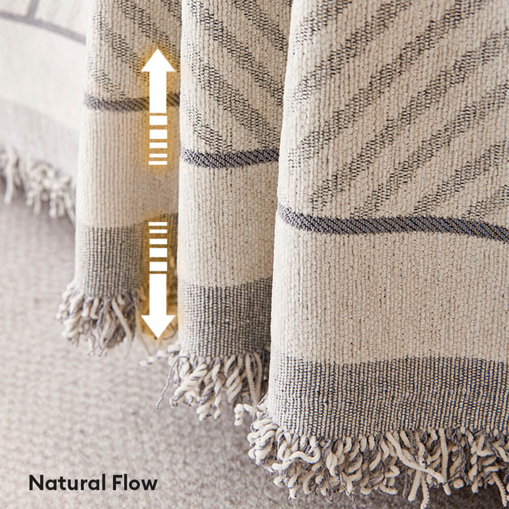Classic Geometric Pattern Chenille Throw Couch Cover - Image 4