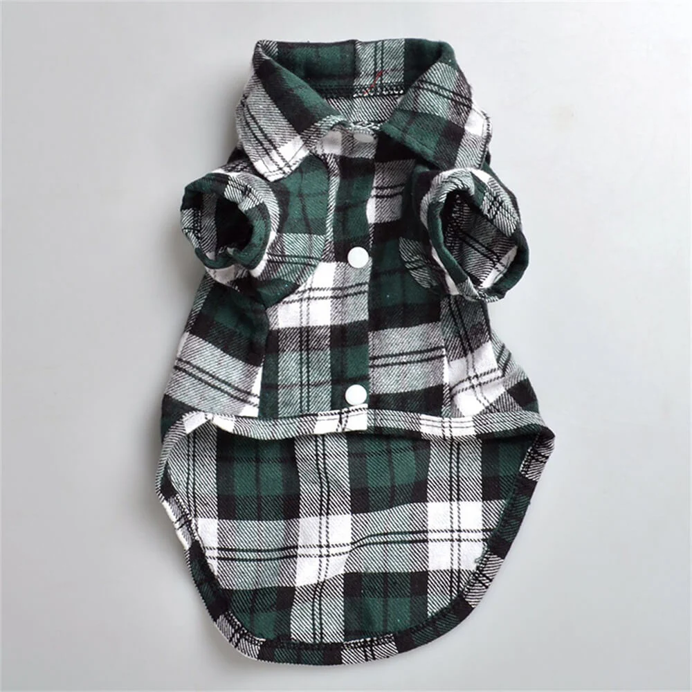 Classic Plaid Dog Shirt - Cosy and Stylish for Every Occasion - Image 5