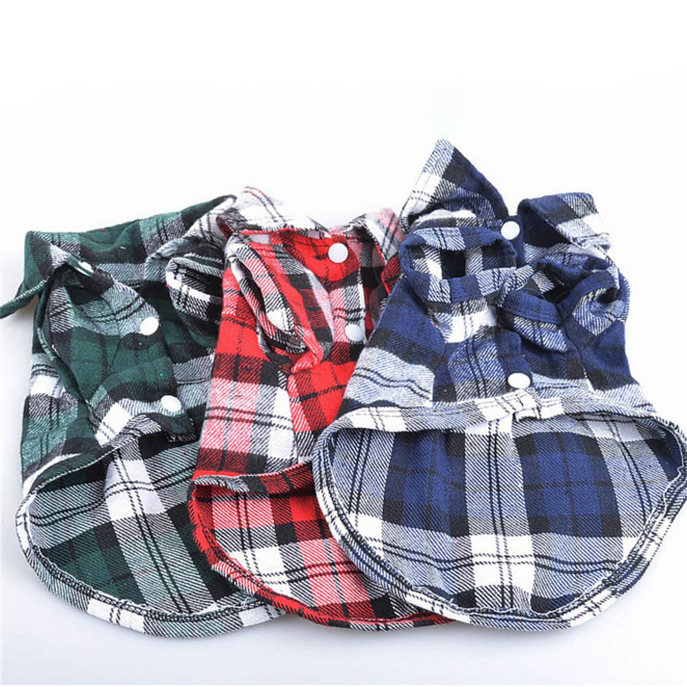 Classic Plaid Dog Shirt - Cosy and Stylish for Every Occasion - Image 7