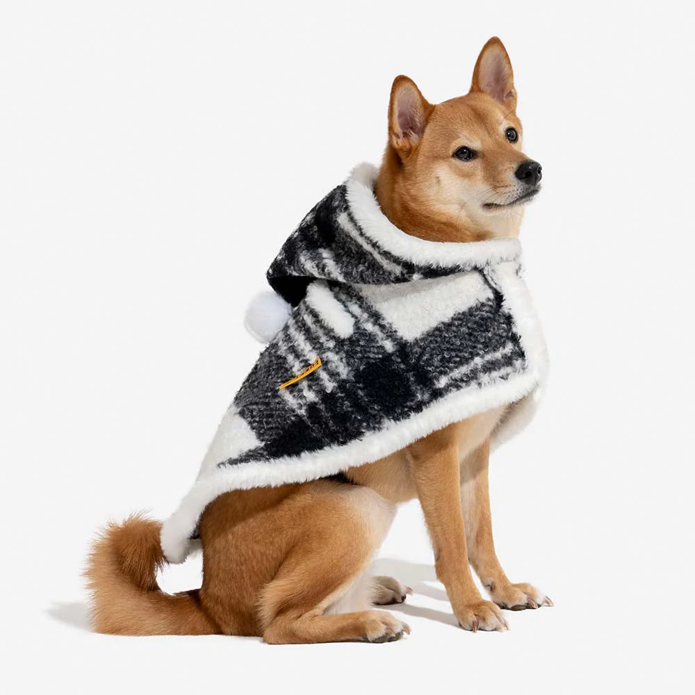 Classic Plaid Warmth Human & Dog Poncho - Festive Companions - Image 30