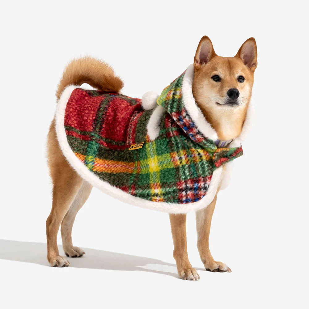 Classic Plaid Warmth Human & Dog Poncho - Festive Companions - Image 8