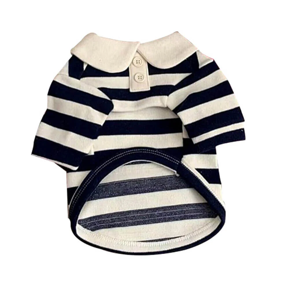 Classic Striped Polo Dog Shirts - Image 6