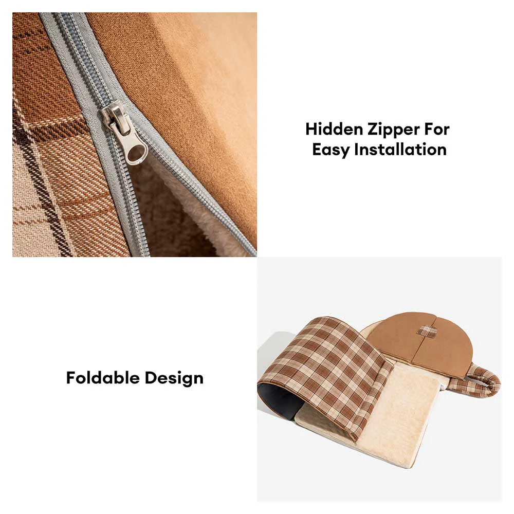 Classical Plaid House Orthopaedic Dog Bed - Warm Retreat - Image 10
