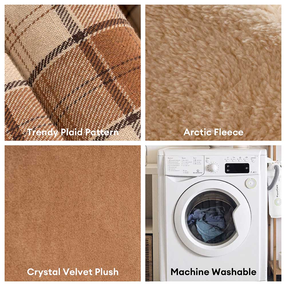 Classical Plaid House Orthopaedic Dog Bed - Warm Retreat - Image 11