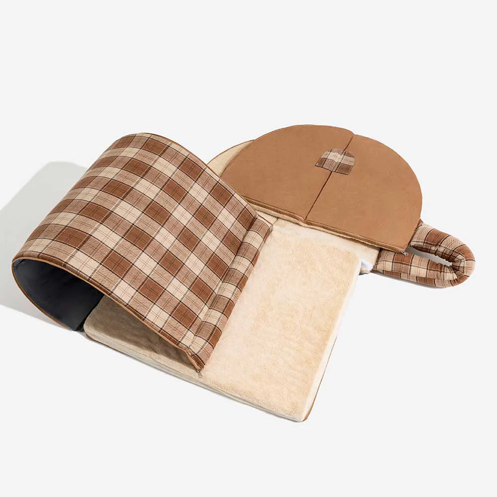Classical Plaid House Orthopaedic Dog Bed - Warm Retreat - Image 14