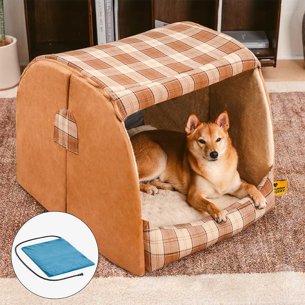 Classical Plaid House Orthopaedic Dog Bed - Warm Retreat - Image 17