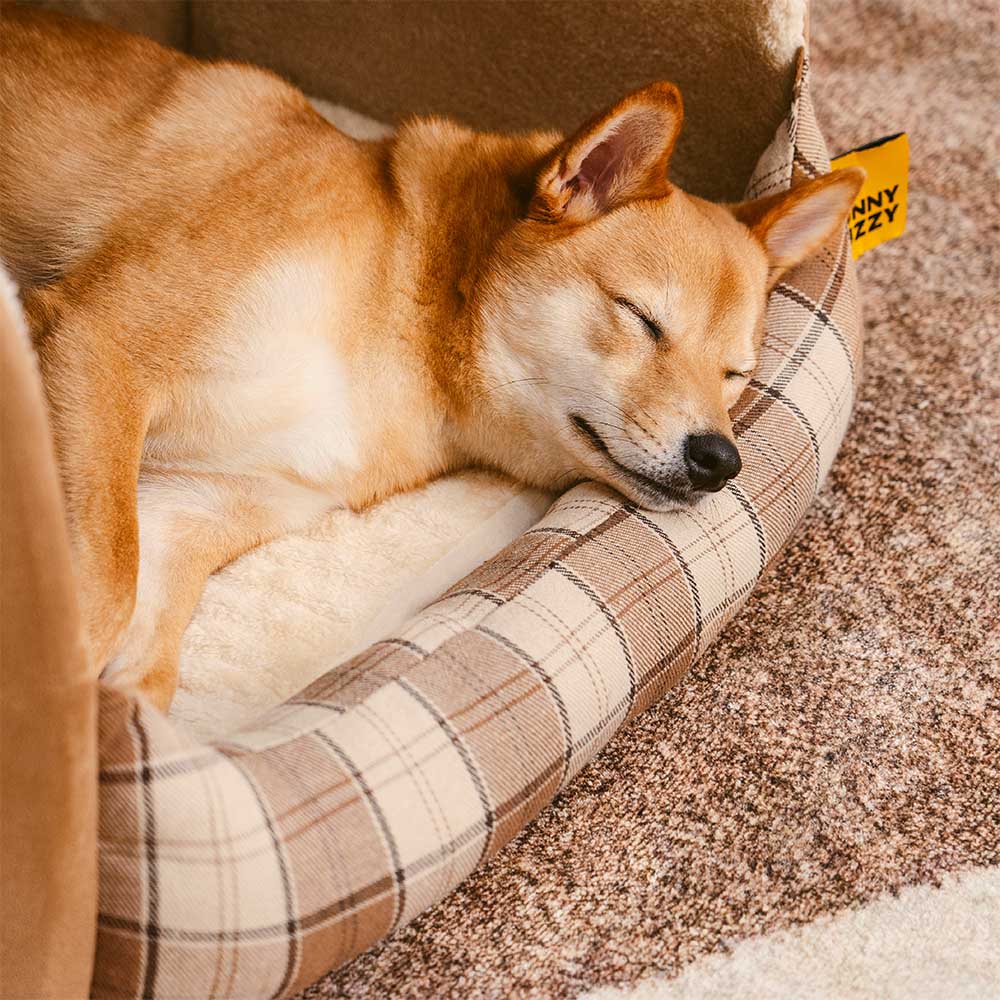 Classical Plaid House Orthopaedic Dog Bed - Warm Retreat - Image 2