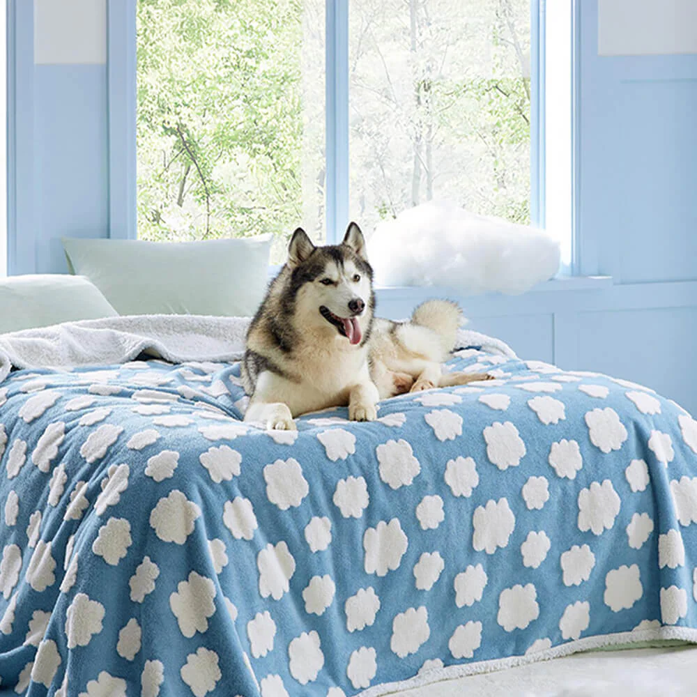 Cloud Flocked Waterproof Multi-Functional Sherpa Dog Blanket - Image 12