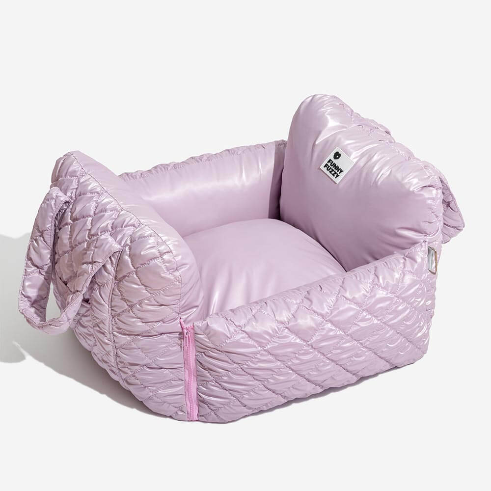 Cloud Luxury Quilted Dog Car Seat Booster Bed - Image 19