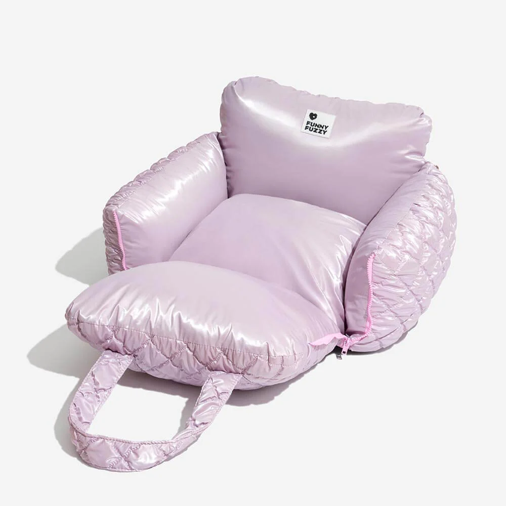 Cloud Luxury Quilted Dog Car Seat Booster Bed - Image 20