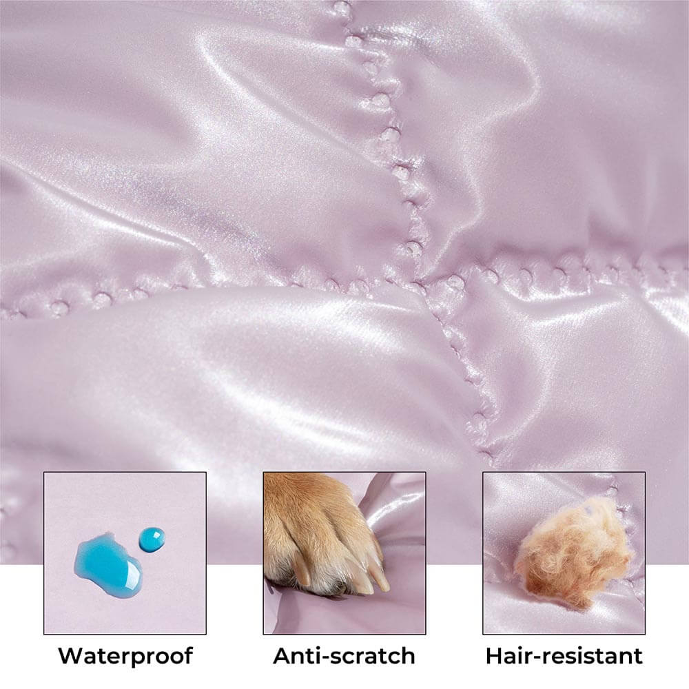 Cloud Luxury Quilted Dog Car Seat Booster Bed - Image 6