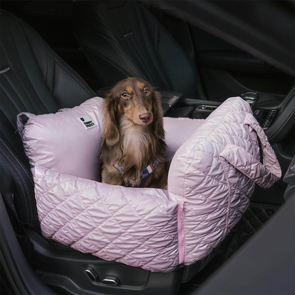 Cloud Luxury Quilted Dog Car Seat Booster Bed - Image 9