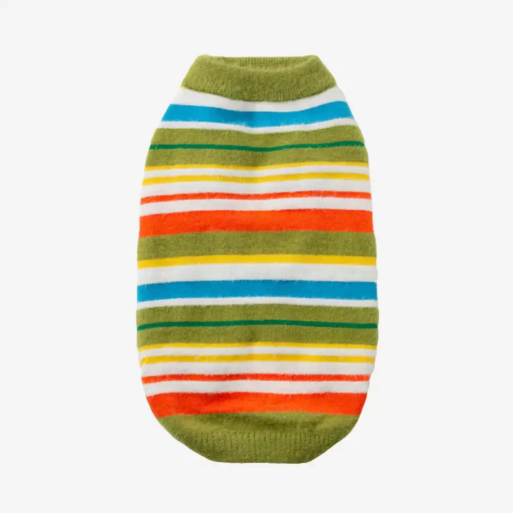 Color Blocked Striped Dog Jumper-Suitable For Large Dogs - Image 8