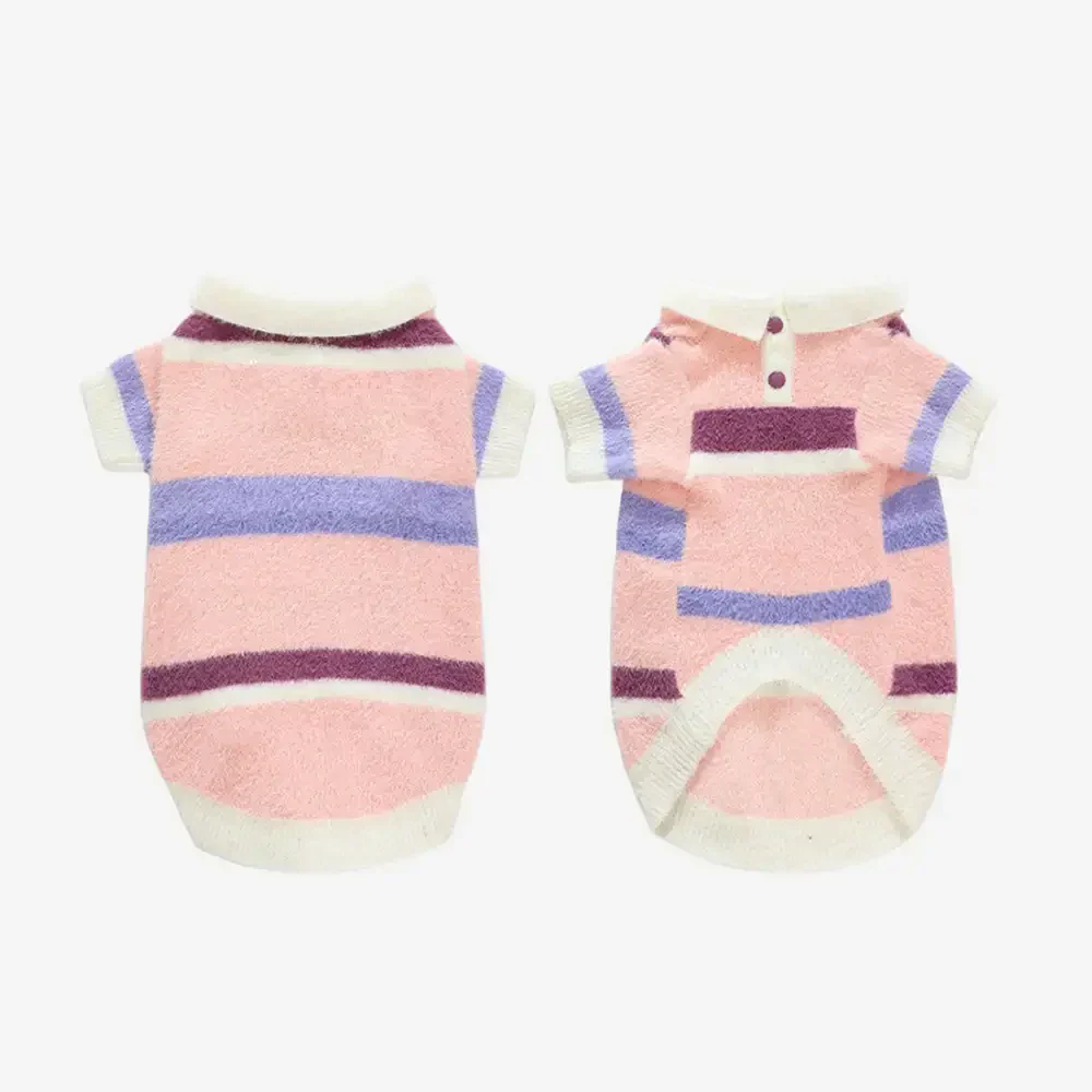 Color-Blocked Striped Faux Mink Fur Warm Dachshund Dog Jumper Suitable For Puppies - Image 3